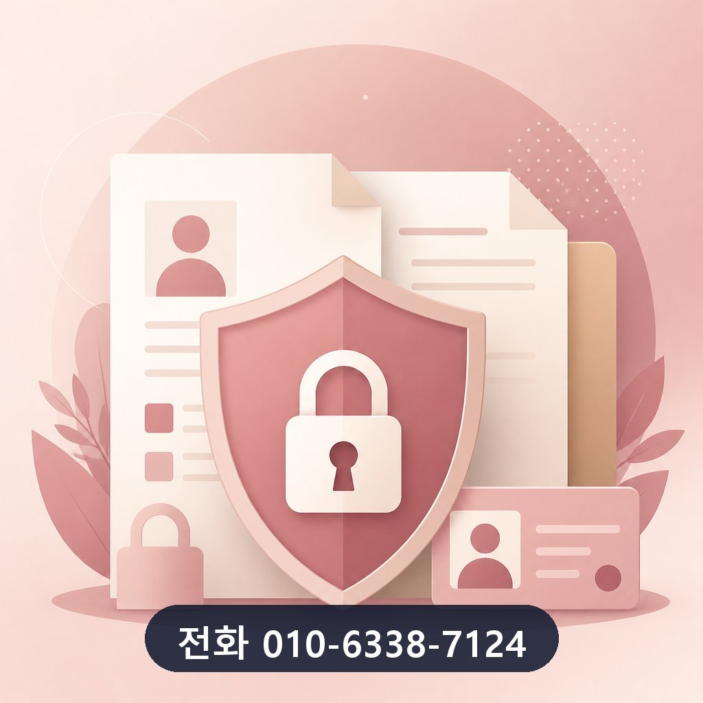 BC카드 현금화 개인정보 보호 이미지 · 문의 010-6338-7124